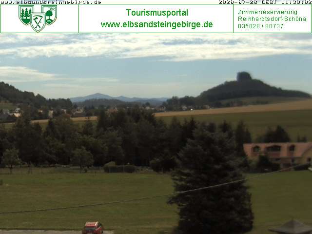 Webcam Zirkelstein in der Sächsischen Schweiz